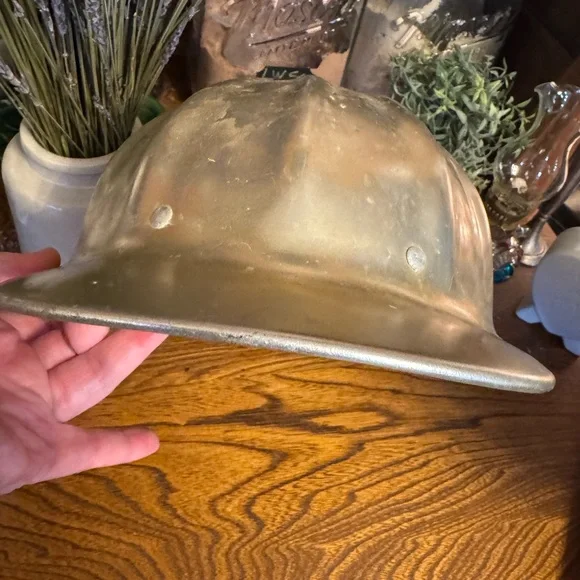 VTG Superlite by Fibre Metal Chester PA USA Aluminum Helmet Hard Hat Logging etc - Picture 2 of 12
